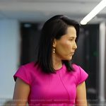 Vicky’s pink cap sleeve dress on Today