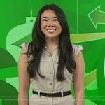 Vivian Tu’s khaki utility dress on Today