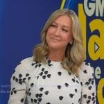Lara's white floral dress on Good Morning America