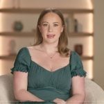 Whitney’s sweetheart confessional dress on The Secret Lives of Mormon Wives