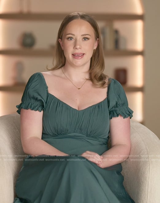 Whitney's sweetheart confessional dress on The Secret Lives of Mormon Wives