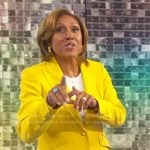 Robin’s yellow blazer on Good Morning America