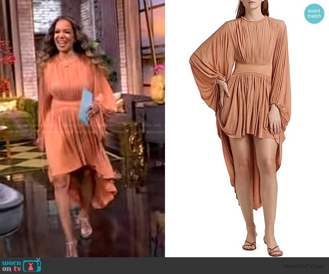 Zimmermann Illuminate Batwing Mini Dress worn by Sunny Hostin on The View