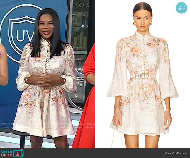 Dr. Michelle Henry’s floral mini dress on Today