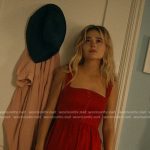 Cadence’s red square neck dress on We Were Liars