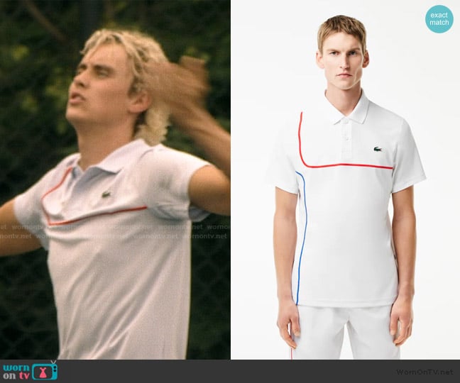 Lacoste Regular Fit Ultra Dry Piqué Tennis Polo worn by Johnny Sinclair Dennis (Joseph Zada) on We Were Liars