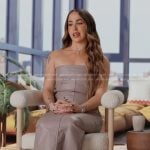 Ariana’s leather confessional dress on Next Gen NYC