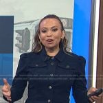 Adelle’s navy jacket on Today