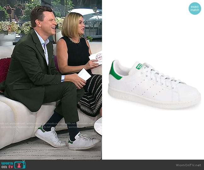 Willie Geist’s white and green sneakers on Today