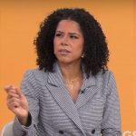 Adriana Diaz’s houndstooth blazer on CBS Mornings