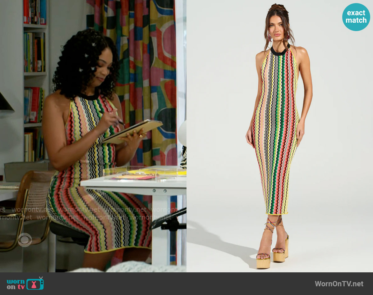 Akira On The Run Dress worn by Chelsea Hamilton (RhonniRose Mantilla) on Beyond the Gates