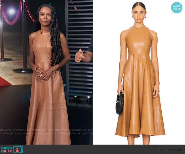 Alexis England Dress worn by Zuri Hall on Access Hollywood