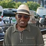 Al Roker’s green ribbed polo on Today