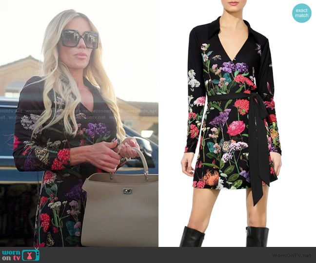 Alice + Olivia Millicent Flare Mini Dress worn by Jennifer Pedranti on The Real Housewives of Orange County