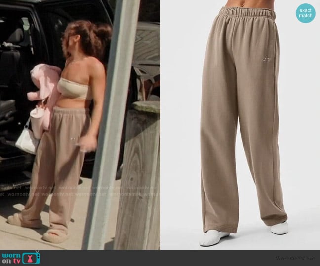 Alo Yoga Accolade Straight Leg Sweatpant worn by Ariana Biermann on Next Gen NYC
