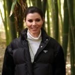 Heather’s black padded jacket on The Real Housewives of Orange County