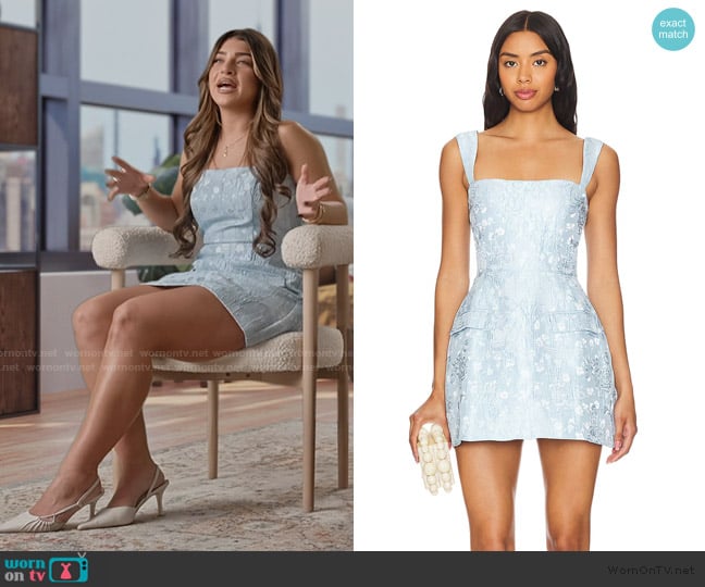 Amanda Uprichard Bethany Romper worn by Gia Giudice on Next Gen NYC