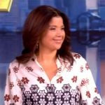 Ana’s floral print blouse on The View