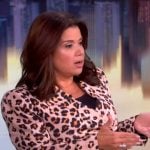 Ana’s leopard print blazer on The View