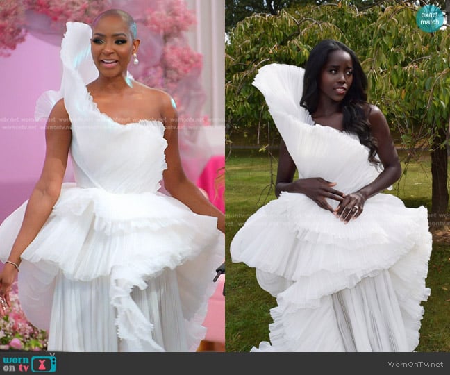 Andrea Osei Bride Fleur Gown worn by Guerdy Abraira (Guerdy Abraira) on The Real Housewives of Miami