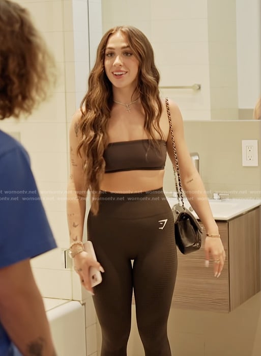 Ariana's black leggings on Next Gen NYC