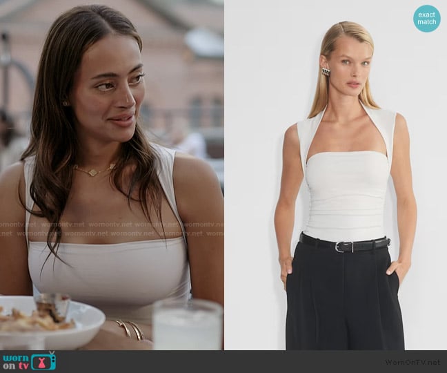 Aritzia Original Contour Flourish Bodysuit worn by Emira D’Spain on Next Gen NYC