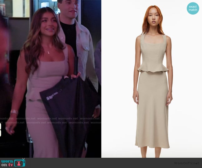 Aritzia Rhodora Bustier worn by Gia Giudice on Next Gen NYC