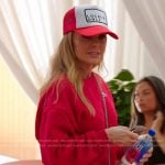 Tamra’s red sweatshirt on The Real Housewives of Orange County