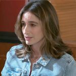 Ashley’s denim jacket on Beyond the Gates