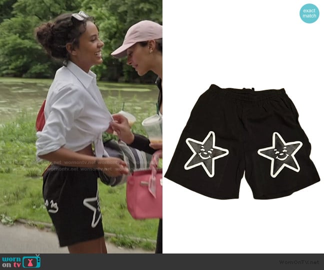 Ass Pizza Sweat Shorts worn by Ava Dash on Next Gen NYC