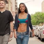 Ava’s colorblock top on Next Gen NYC