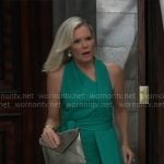 Ava’s green maxi dress on General Hospital