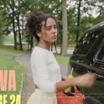 Ava’s yellow mini skirt on Next Gen NYC