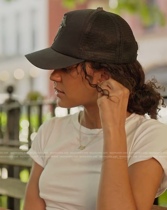 Ava's black baseball cap on Next Gen NYC