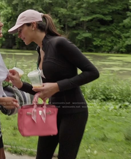 Ava's black track jacket on Next Gen NYC