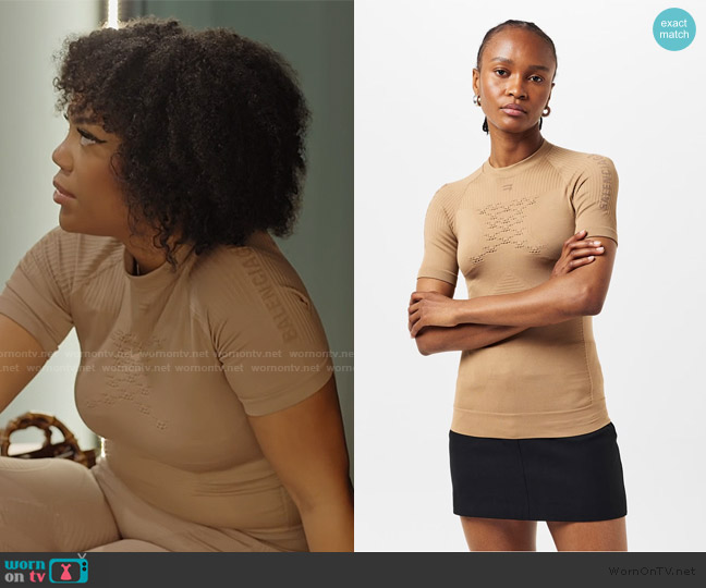 Balenciaga Crew LD99 Tee worn by Riley Burruss on Next Gen NYC