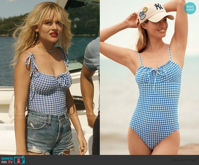 Beach Riot Betsy One-Piece Swimsuit worn by Cadence Sinclair Eastman (Emily Alyn Lind) on We Were Liars