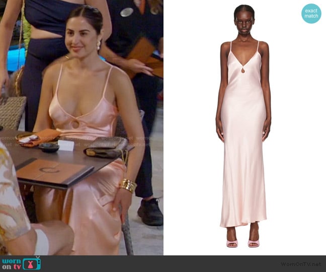 Bec + Bridge Pink Cedar City Maxi Dress worn by Michelle Saniei on The Valley