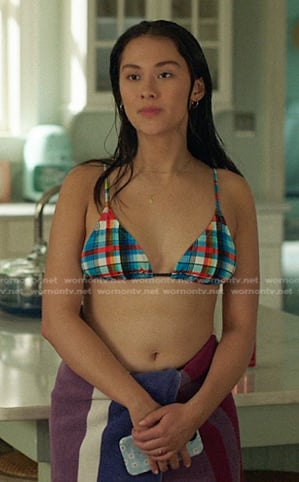 Belly's plaid bikini on The Summer I Turned Pretty