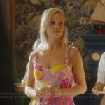 Bess’s pink floral print dress on We Were Liars