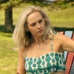 Bess’s green printed two piece set on We Were Liars