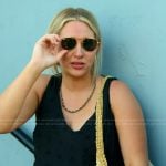 Kacie’s black polka dot tank dress on The McBee Dynasty Real American Cowboys