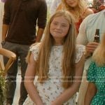 Bonnie’s white floral mini dress on We Were Liars