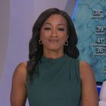 Brittany’s green sleeveless dress on Good Morning America
