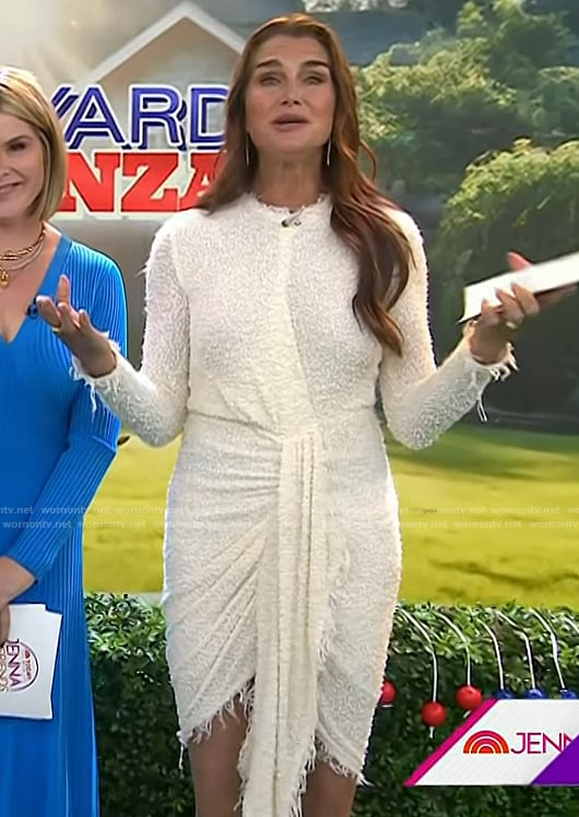 Brooke Shields’s tie front dress on Today