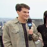 Brooks Marks’s denim jacket on E! News