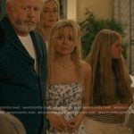 Cadence's white and blue floral midi dress on We Were Liars