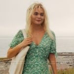 Cadence’s green floral print midi dress on We Were Liars