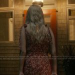 Cadence’s red floral print mini dress on We Were Liars