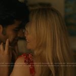 Cadence’s red floral print dress on We Were Liars
